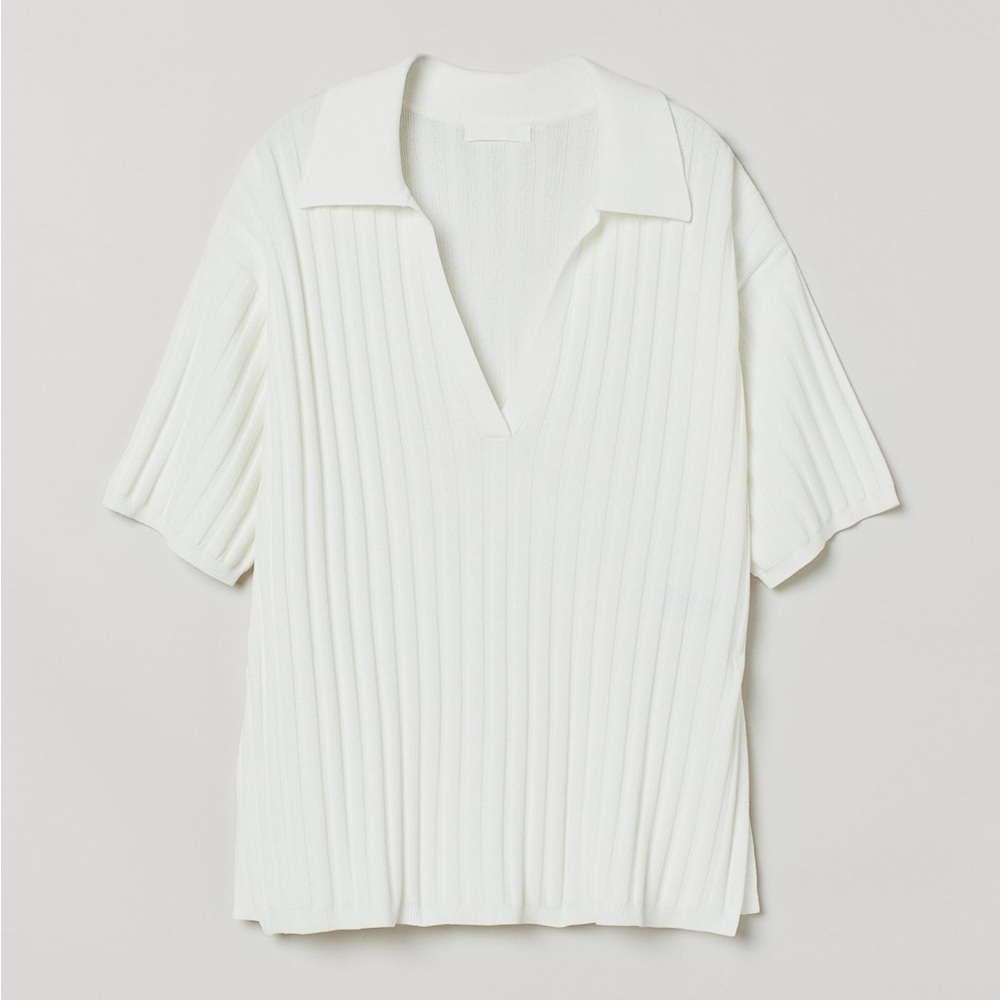 NWT H&M Oversized Polo Tee